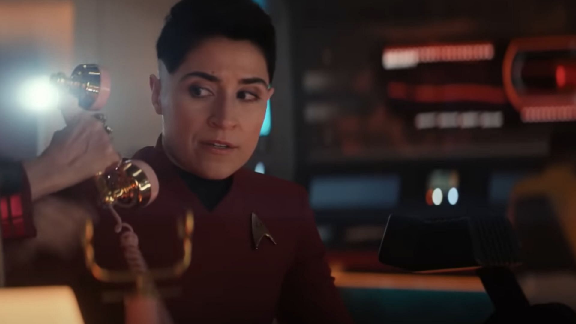 Melissa Navia plays Lt. Ortegas (Image via YouTube/Paramount Plus)